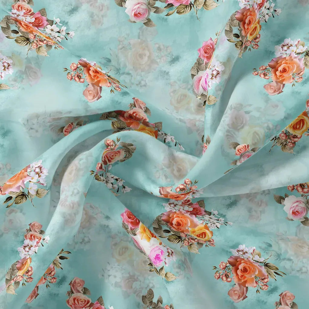 Beautiful Wite Orchid Flower Digital Printed Fabric - Weightless – we 0 ta07379p1 110 beautiful wite orchid flower digital printed fabric weightless 1