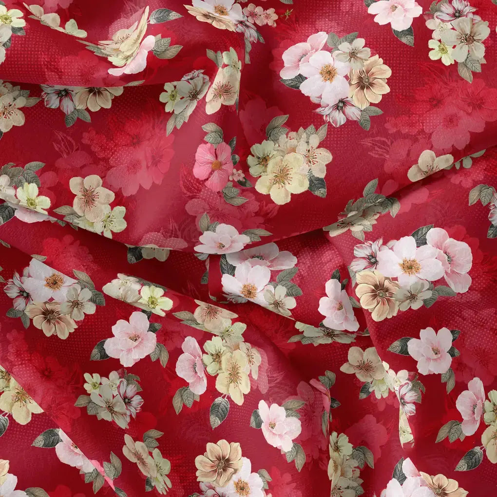 Big Narcissus Multi Colour Flower Digital Printed Fabric - Weightless – we 0 ta07418p9 110 big narcissus multi colour flower digital printed fabric weightless 4