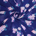 Violet Flower Bunch Digital Printed Fabric - Weightless – we 0 ta07525 110 violet flower bunch digital printed fabric weightless 1