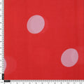 Huge Red Polka Dot Digital Printed Fabric  - Weightless – we 0 ta07539 110 huge red polka dot digital printed fabric weightless 4