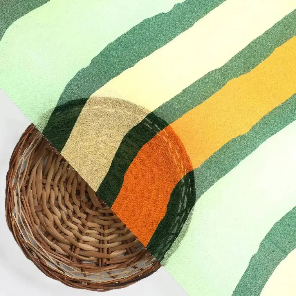 Yellow Green Stripes Digital Printed Fabric - Weightless – we 0 ta07540 110 yellow green stripes digital printed fabric weightless 3