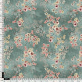Periwinkle Floral Spring Flower Digital Printed Fabric - Weightless – we 0 ta07570p4 110 periwinkle floral spring flower digital printed fabric weightless 5