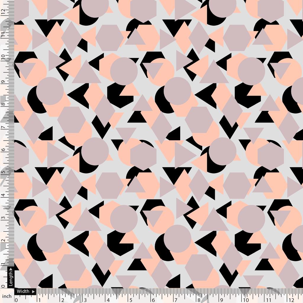 Colourful Geometric Shape Digital Printed Fabric - Weightless – we 0 ta07611a 110 colourful geometric shape digital printed fabric weightless 5