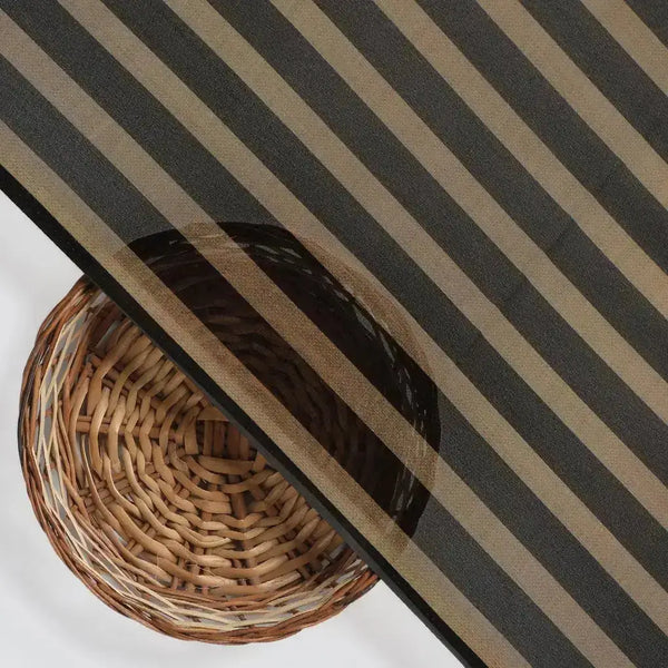 Brown Stripes Digital Printed Fabric - Weightless – we 0 ta07623 110 brown stripes digital printed fabric weightless 2 - alternate view