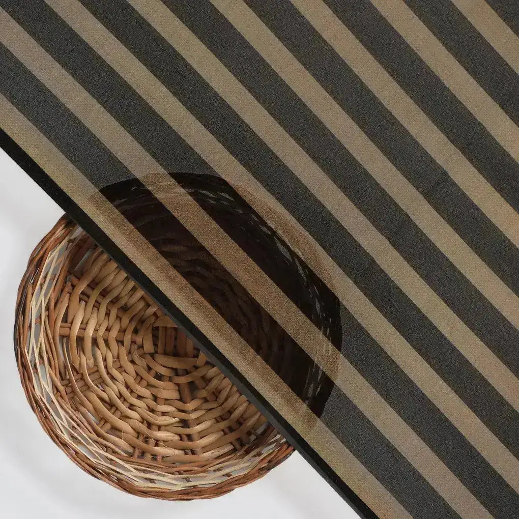 Brown Stripes Digital Printed Fabric - Weightless – we 0 ta07623 110 brown stripes digital printed fabric weightless 2