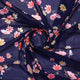 Tiny Colorfull Orchids Floral With Blue Background Digital Printed Fabric - Weightless – we 0 ta07814p1 110 tiny colorfull orchids floral with blue background digital printed fabric weightless 1