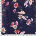 Tiny Colorfull Orchids Floral With Blue Background Digital Printed Fabric - Weightless – we 0 ta07814p1 110 tiny colorfull orchids floral with blue background digital printed fabric weightless 4