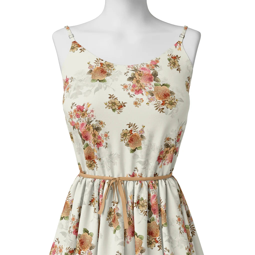 Classic Multicolor Roses With Leaves Digital Printed Fabric - Weightless – we 0 ta07849p8 110 classic multicolor roses with leaves digital printed fabric weightless 2