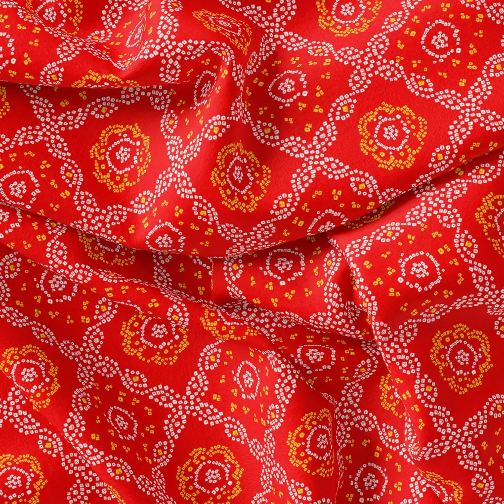 Attractive Seamless Bandhani Digital Printed Fabric - Weightless – we 0 ta08268p 110 attractive seamless bandhani digital printed fabric weightless 3