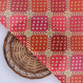 Multicolour With Flower Honeycomb Digital Printed Fabric - Weightless – we 0 ta08278p4 110 multicolour with flower honeycomb digital printed fabric weightless 2