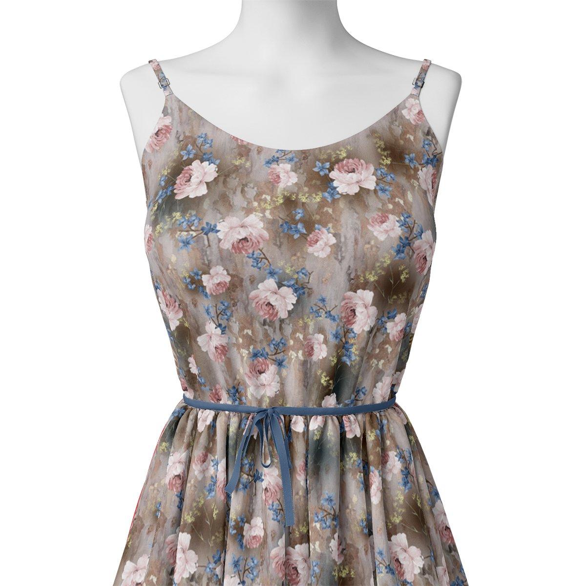 Oil Painted Cool Tiny Magnolia Digital Printed Fabric - Weightless – we 0 ta08309 110 oil painted cool tiny magnolia digital printed fabric weightless 2