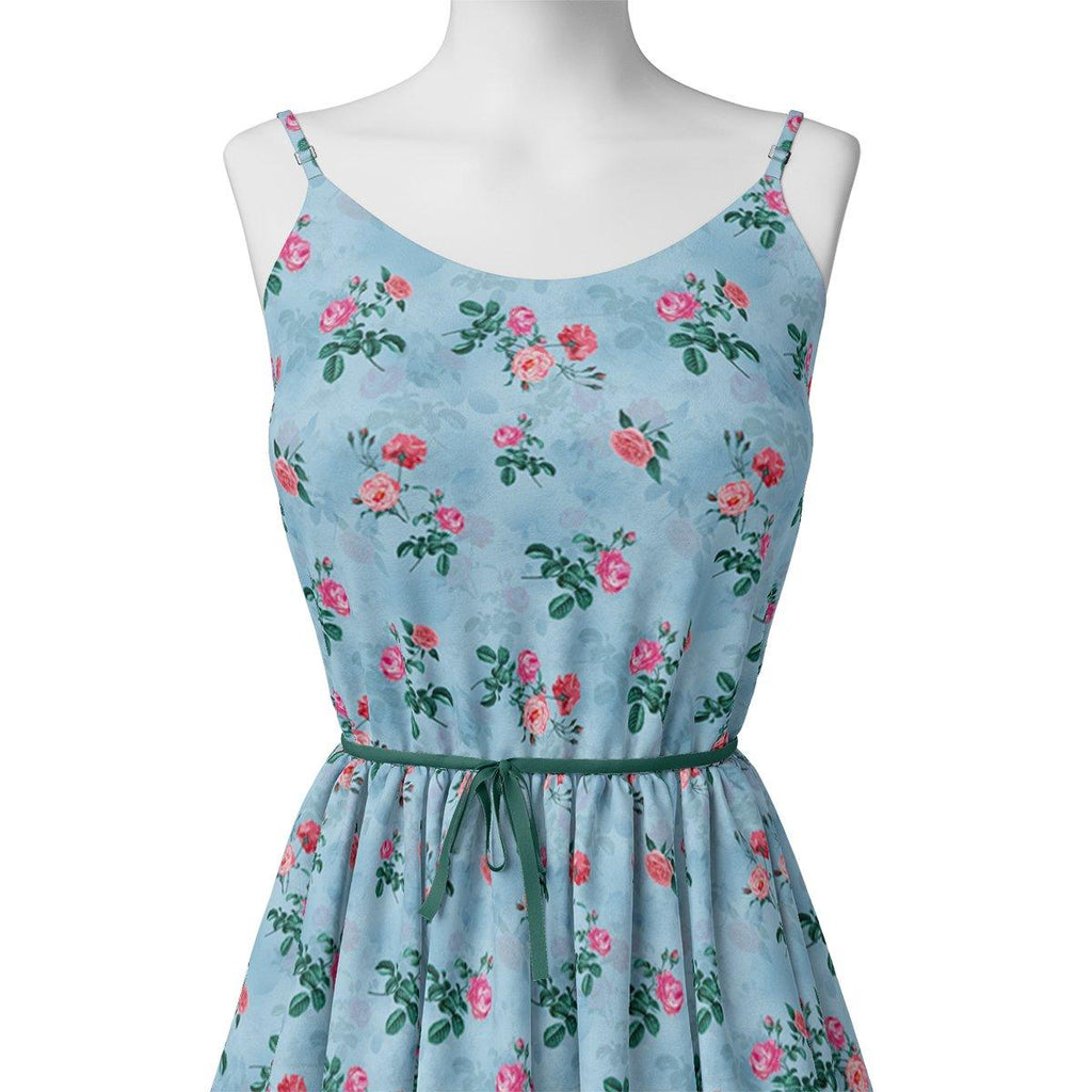 Aspen Green Leaf With Pink Rose Digital Printed Fabric - Weightless – we 0 ta08342 110 aspen green leaf with pink rose digital printed fabric weightless 2