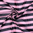 Bayadere Stripes Black With Pink Digital Printed Fabric - Weightless – we 0 ta08373 110 bayadere stripes black with pink digital printed fabric weightless 1