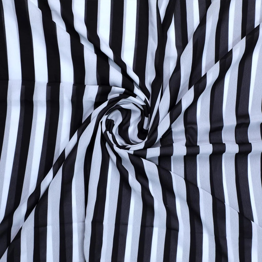 Decorative Black And White Zebra Digital Printed Fabric - Weightless – we 0 ta08501p2 110 decorative black and white zebra digital printed fabric weightless 1