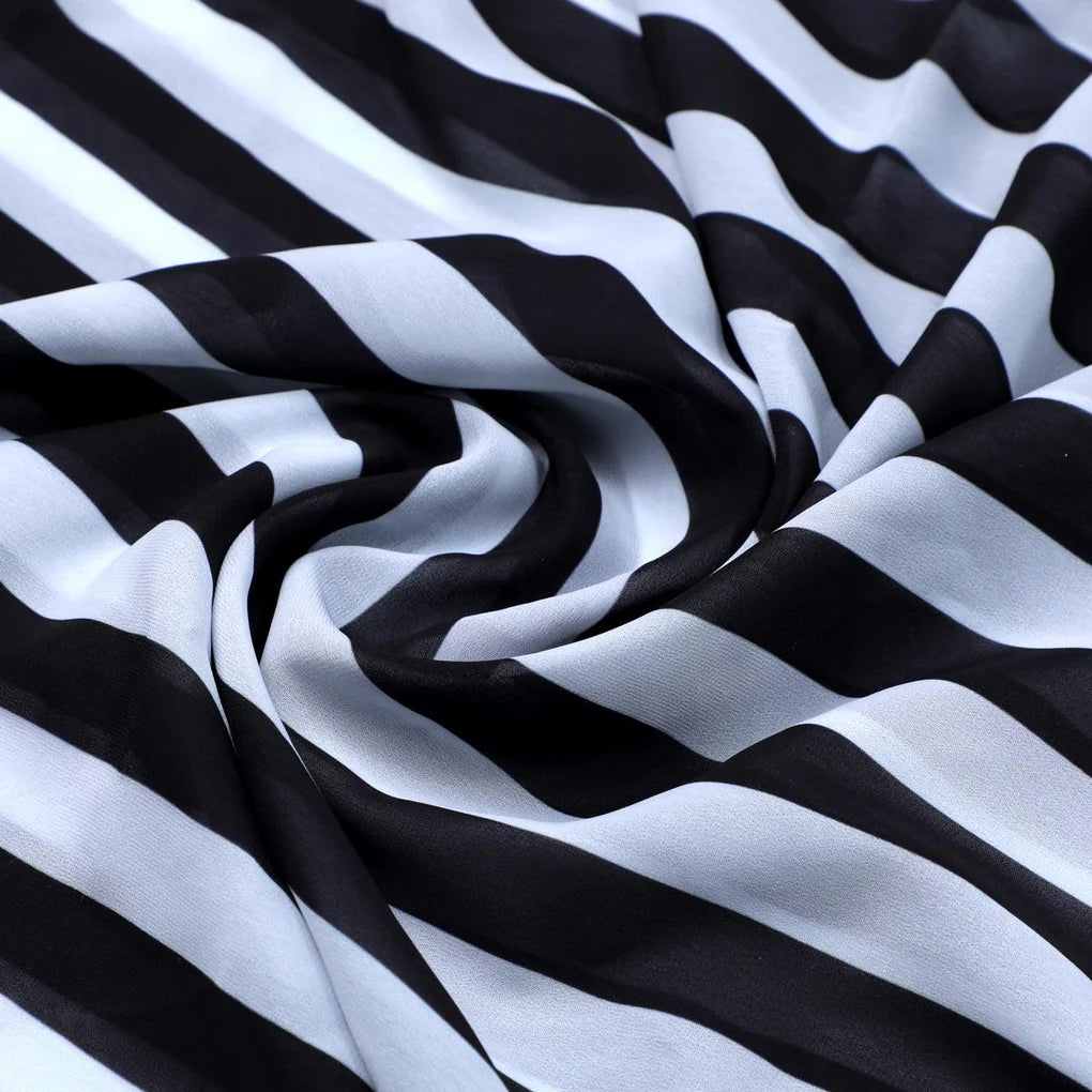 Decorative Black And White Zebra Digital Printed Fabric - Weightless – we 0 ta08501p2 110 decorative black and white zebra digital printed fabric weightless 3