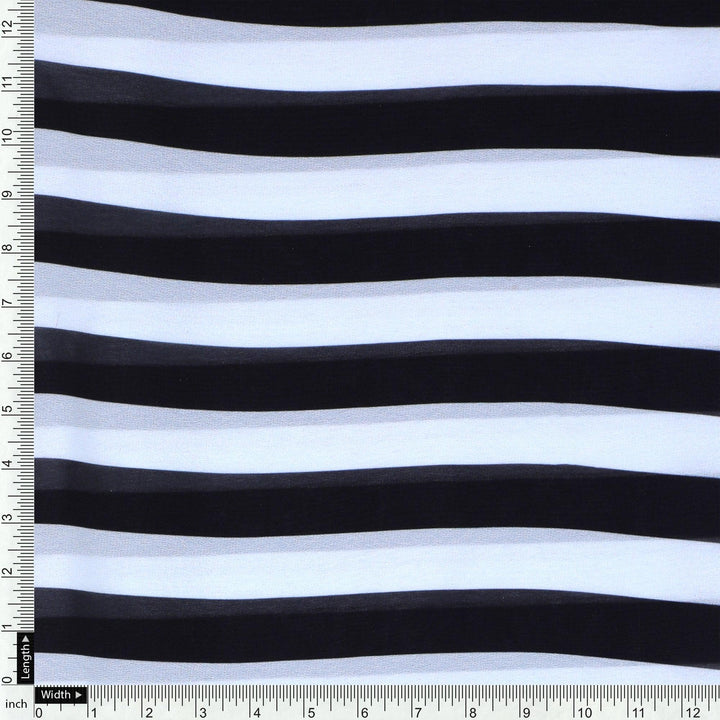 Decorative Black And White Zebra Digital Printed Fabric - Weightless - FAB VOGUE Studio®