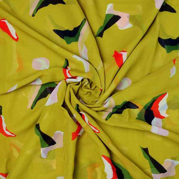 Creative Paper Art Colourful Digital Printed Fabric - Weightless – we 0 ta08507 110 creative paper art colourful digital printed fabric weightless 1