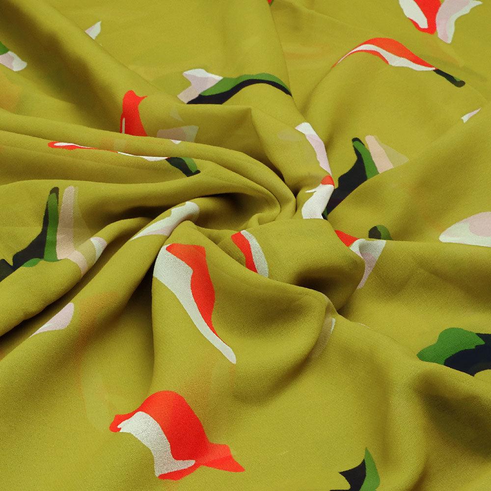 Creative Paper Art Colourful Digital Printed Fabric - Weightless – we 0 ta08507 110 creative paper art colourful digital printed fabric weightless 4