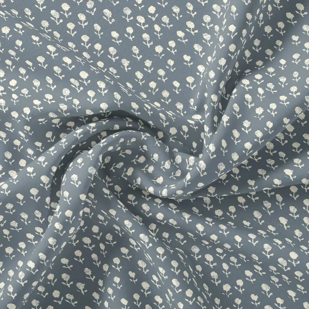 Iris Small Flower Digital Printed Fabric - Weightless – we 0 ta08529 110 iris small flower digital printed fabric weightless 1