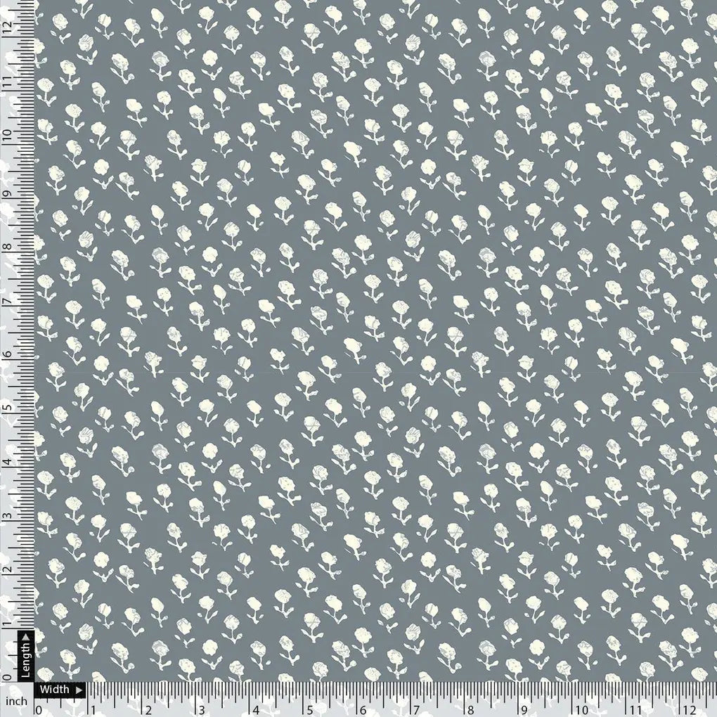 Iris Small Flower Digital Printed Fabric - Weightless – we 0 ta08529 110 iris small flower digital printed fabric weightless 4