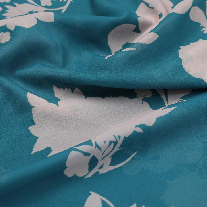 Glorry Beautiful Flower Digital Printed Fabric - Weightless - FAB VOGUE Studio®
