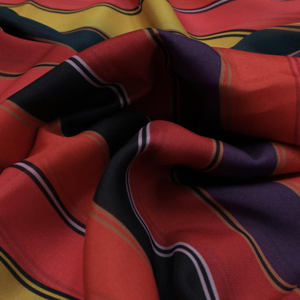 Tiny Serpentine Stripes Pattern Digital Printed Fabric - Weightless – we 0 ta08572 110 tiny serpentine stripes pattern digital printed fabric weightless 3