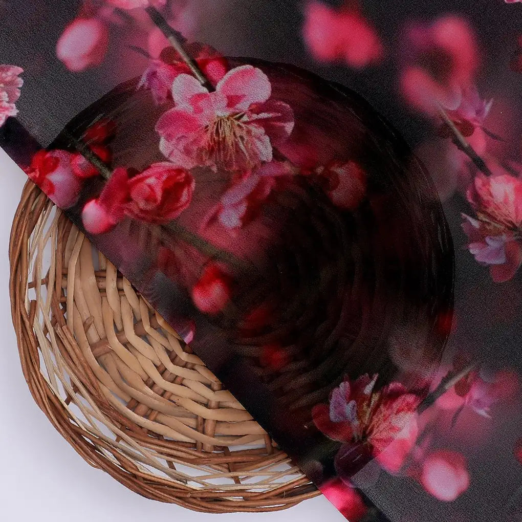 Tiny Pink Chintz Branch Digital Printed Fabric - Weightless – we 0 ta08659 110 tiny pink chintz branch digital printed fabric weightless 2