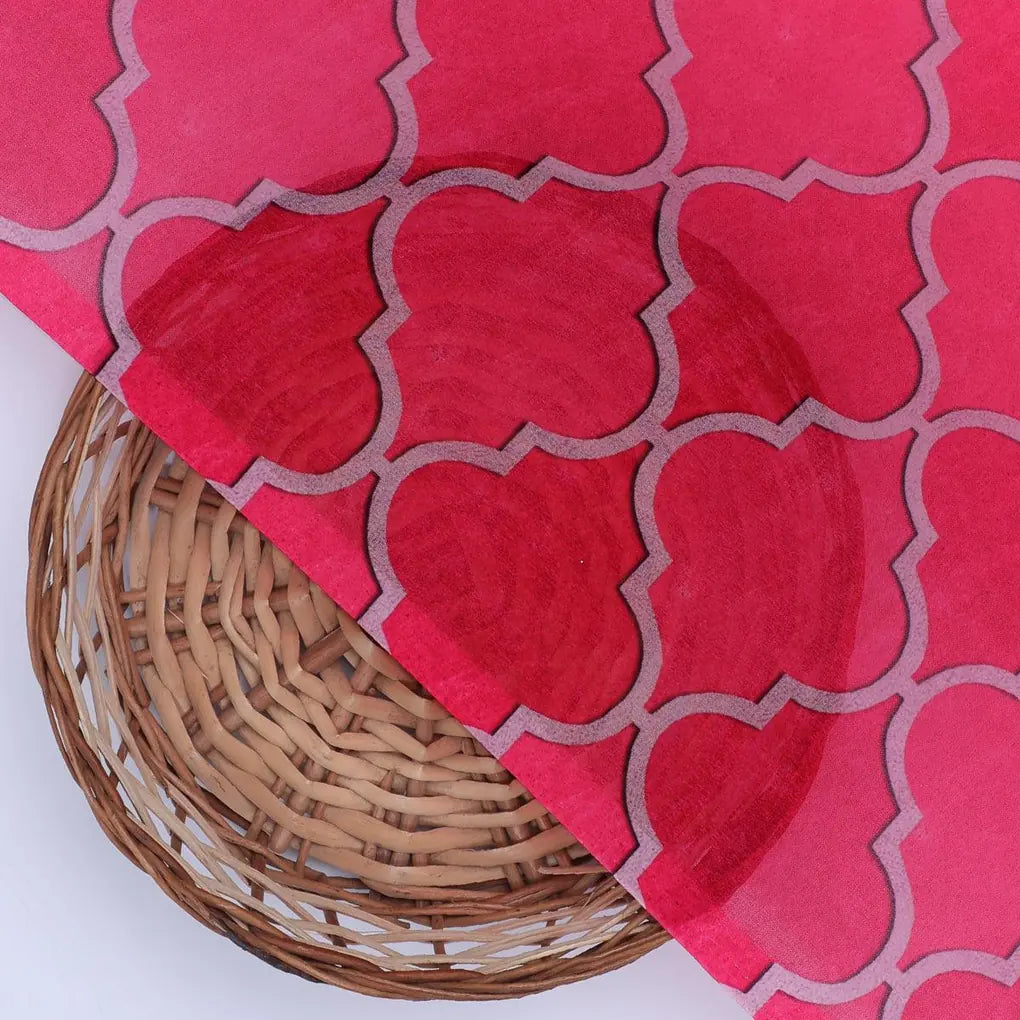 Pink Quatrefoil Patterns Digital Printed Fabric - Weightless – we 0 ta08732p1 110 pink quatrefoil patterns digital printed fabric weightless 2