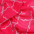 Pink Quatrefoil Patterns Digital Printed Fabric - Weightless – we 0 ta08732p1 110 pink quatrefoil patterns digital printed fabric weightless 3