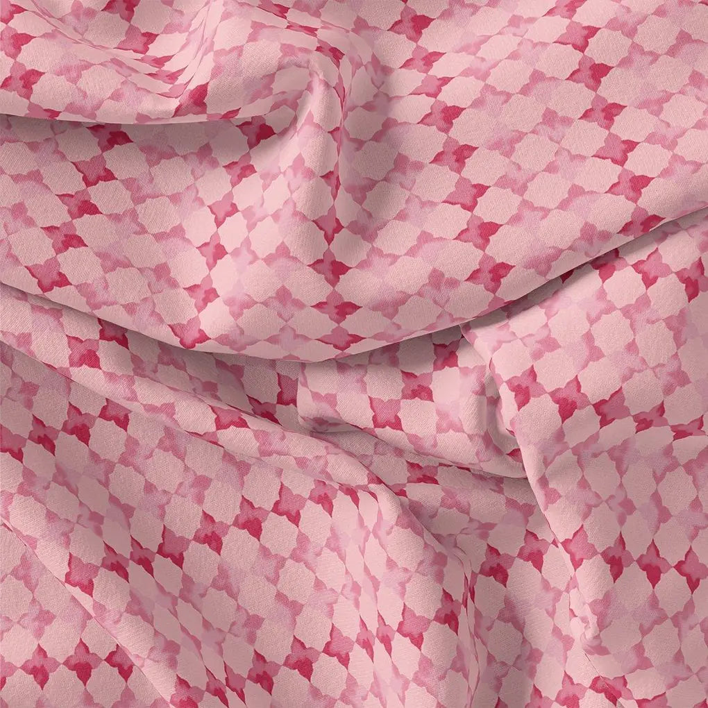 Lattice Star Patterns Digital Printed Fabric - Weightless – we 0 ta08735 110 lattice star patterns digital printed fabric weightless 1