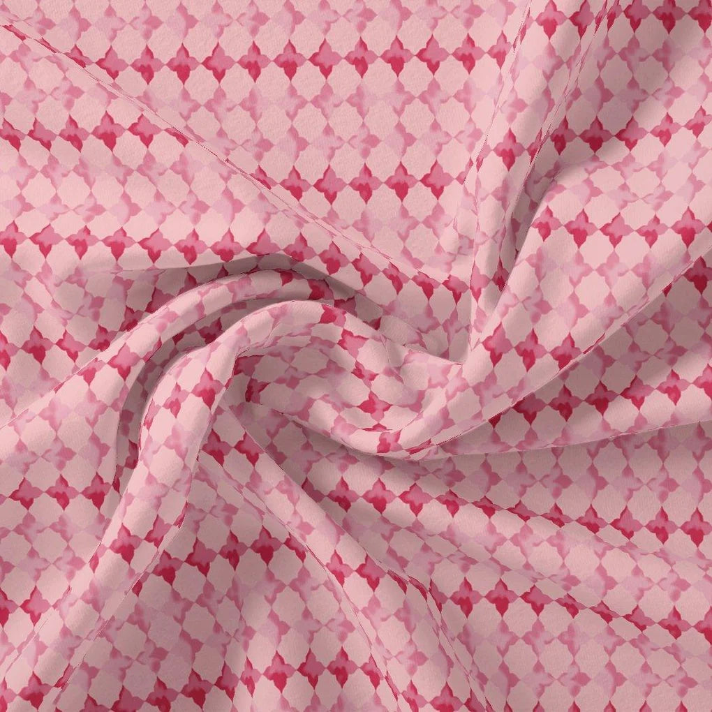 Lattice Star Patterns Digital Printed Fabric - Weightless – we 0 ta08735 110 lattice star patterns digital printed fabric weightless 3