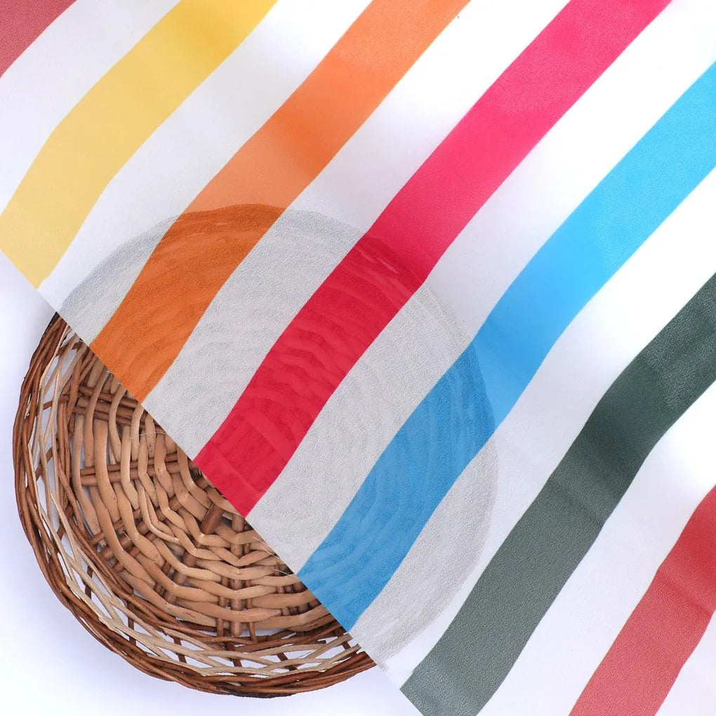 Morden Rainbow Strips Printed Fabric - Weightless – we 0 ta08736 110 morden rainbow strips printed fabric weightless 2