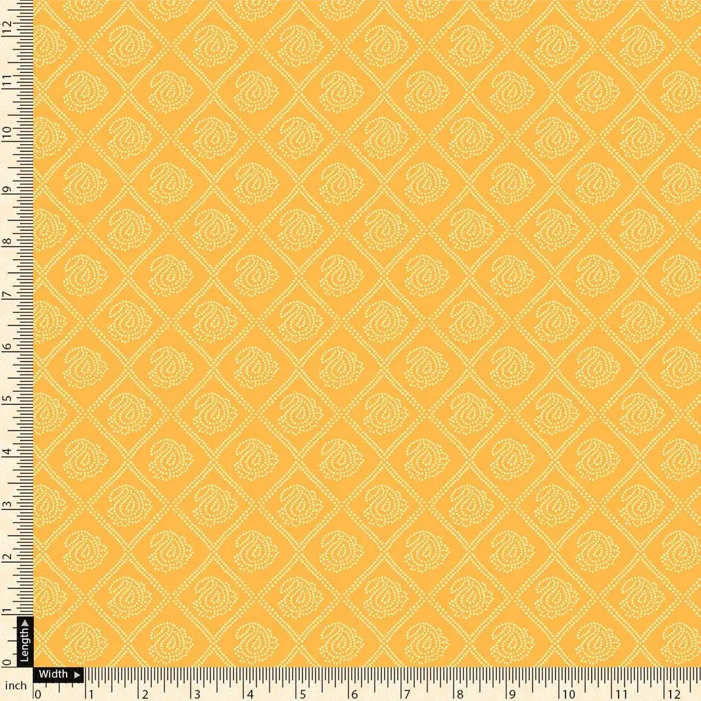 Creative Yellow Doted Seamless Digital Printed Fabric - Weightless – we 0 ta08750 110 creative yellow doted seamless digital printed fabric weightless 4