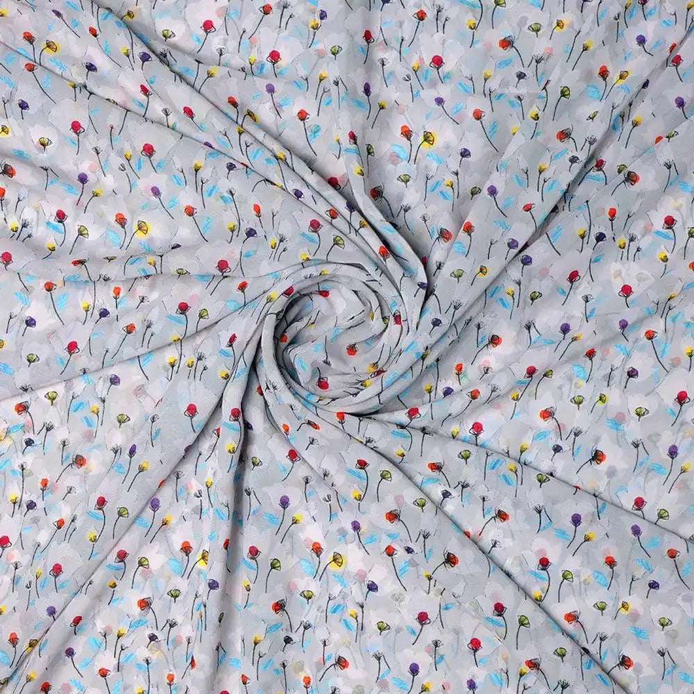 Colourful Flower Chintz With Small Leaves Digital Printed Fabric - Weightless – we 0 ta08798 110 colourful flower chintz with small leaves digital printed fabric weightless 1