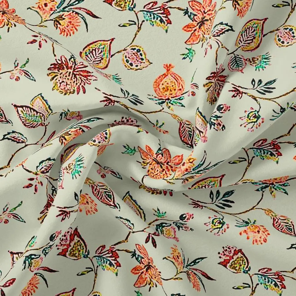 Retro Vintage Painted Art Digital Printed Fabric - Weightless – we 0 ta08828 110 retro vintage painted art digital printed fabric weightless 3