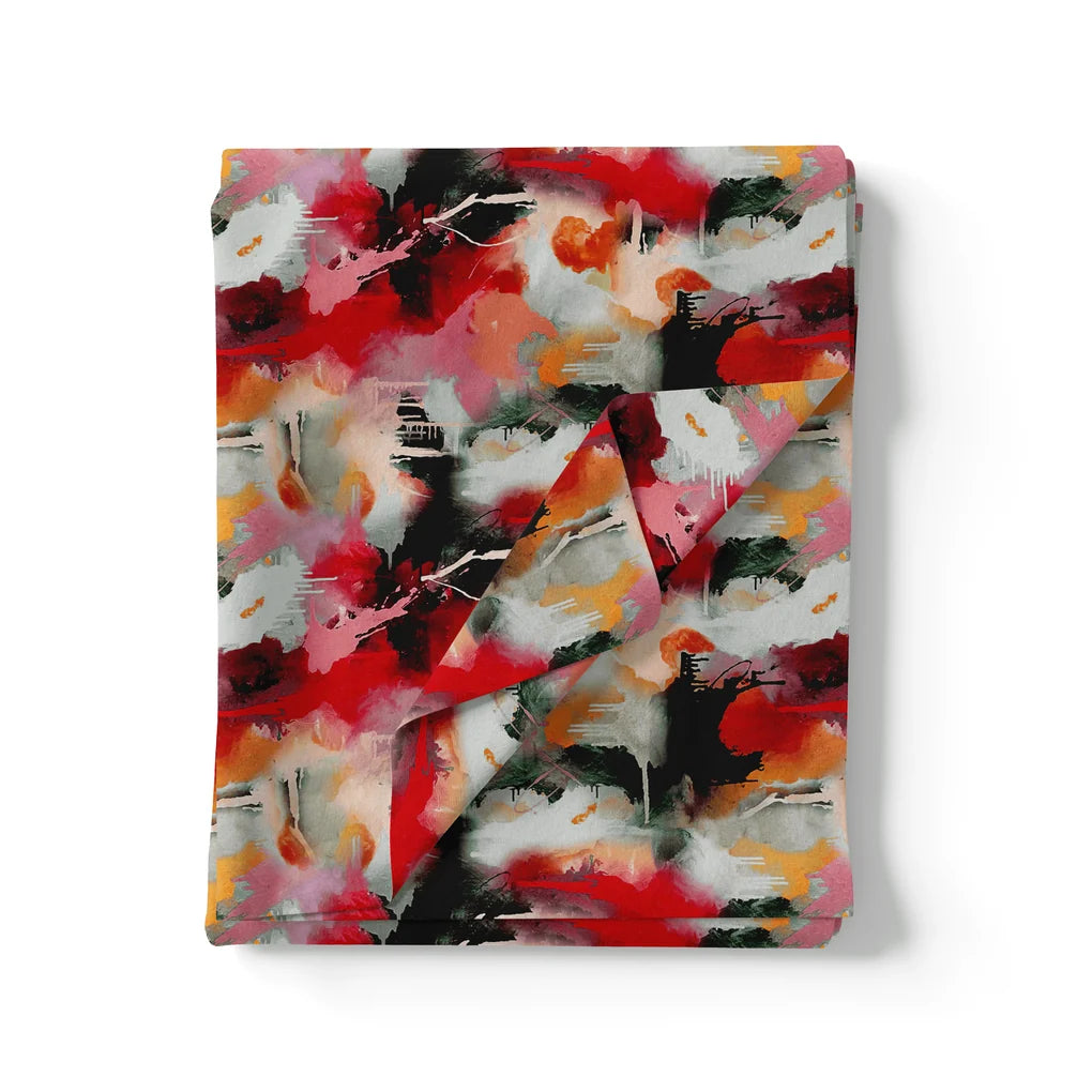 Morden Paint Of Art Multicolor Digital Printed Fabric - Weightless – we 0 ta08892a 110 morden paint of art multicolor digital printed fabric weightless 3