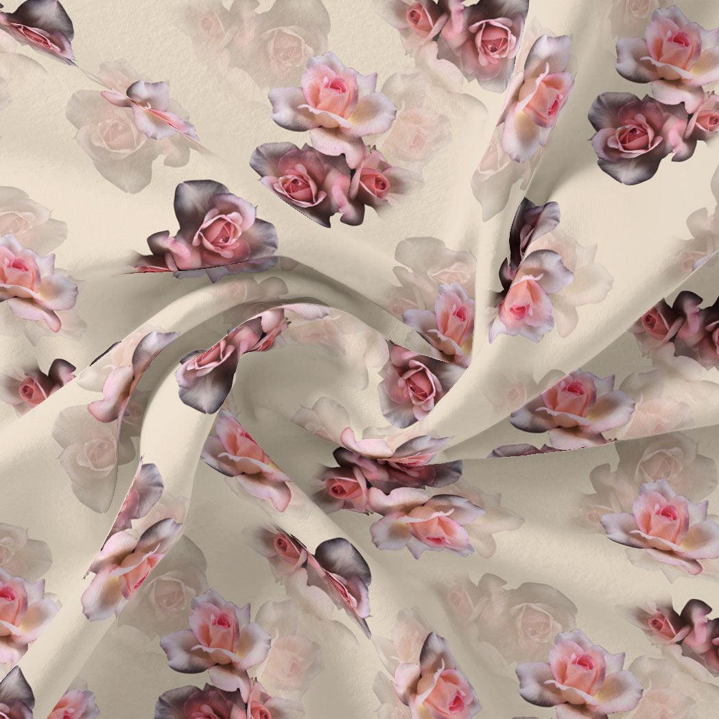 Cream Flower Weightless Printed Fabric – we 0 ta08948p2 110 cream flower weightless printed fabric 1