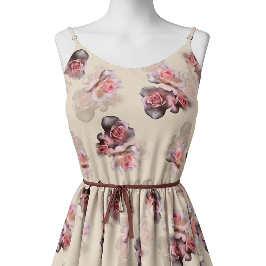 Cream Flower Weightless Printed Fabric – we 0 ta08948p2 110 cream flower weightless printed fabric 2