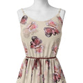Cream Flower Weightless Printed Fabric – we 0 ta08948p2 110 cream flower weightless printed fabric 2