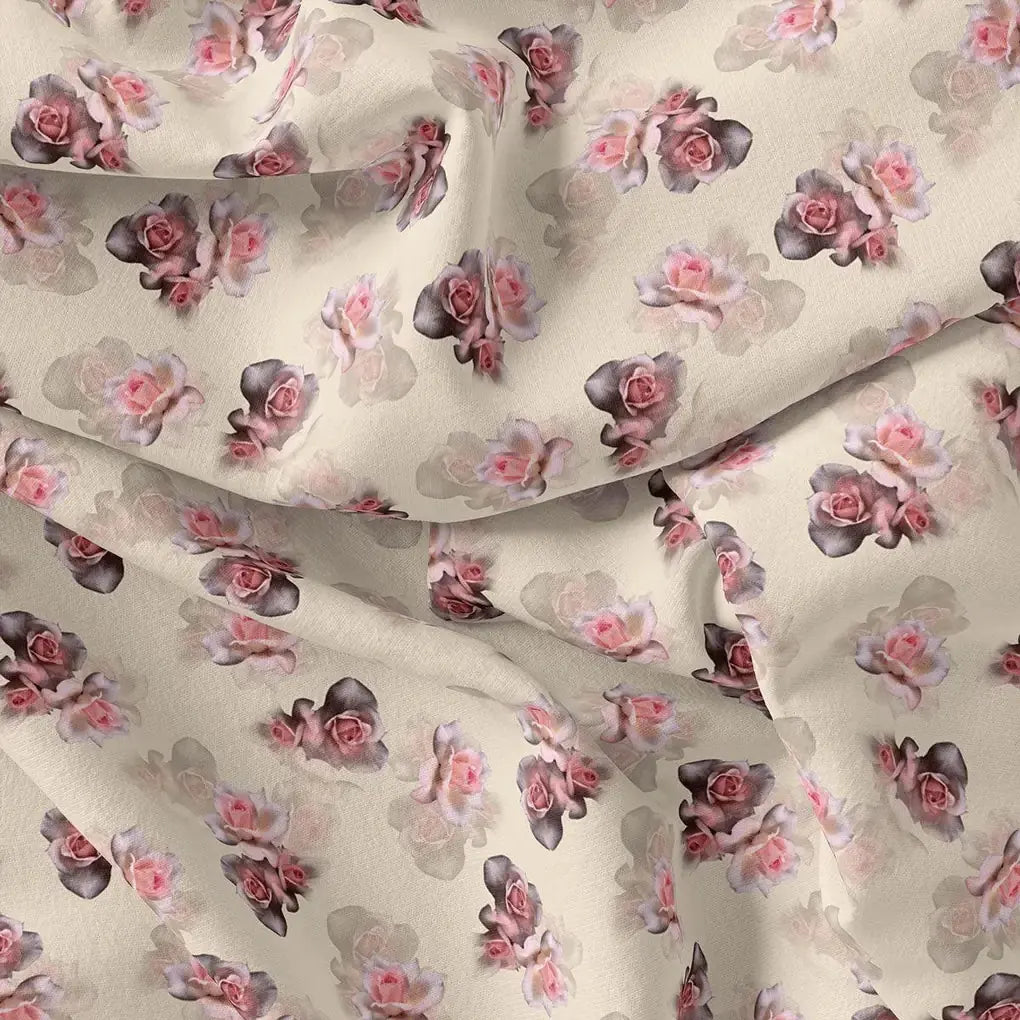 Cream Flower Weightless Printed Fabric – we 0 ta08948p2 110 cream flower weightless printed fabric 4