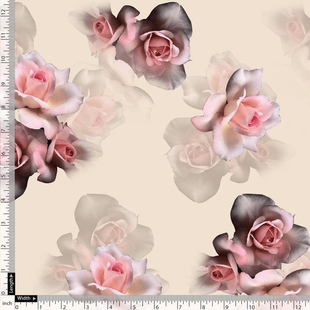 Cream Flower Weightless Printed Fabric – we 0 ta08948p2 110 cream flower weightless printed fabric 5