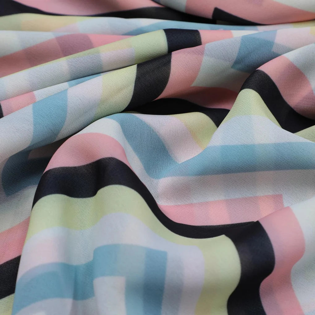 Trending Multicolor Zigzag Digital Printed Fabric - Weightless – we 0 ta08993p2 110 trending multicolor zigzag digital printed fabric weightless 3