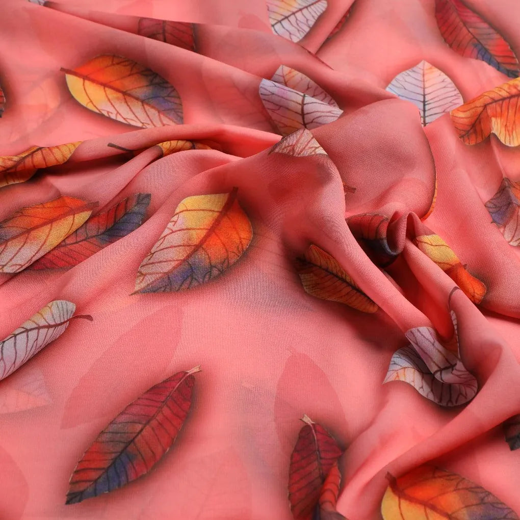 Candy Leaves Weightless Printed Fabric – we 0 ta09143a 110 candy leaves weightless printed fabric 3
