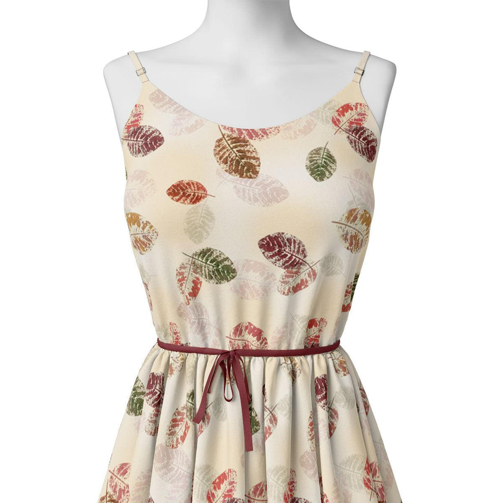Cream Leaves Weightless Printed Fabric – we 0 ta09242p1 110 cream leaves weightless printed fabric 2