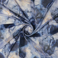 Blue Decorative Weightless Printed Fabric – we 0 ta09247 110 blue decorative weightless printed fabric 1