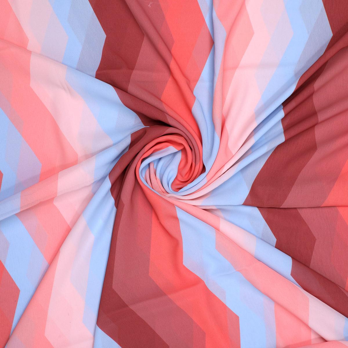 Shiny Seamless Zigzag Multicolour Digital Printed Fabric - Weightless – we 0 ta09262p8 110 shiny seamless zigzag multicolour digital printed fabric weightless 1