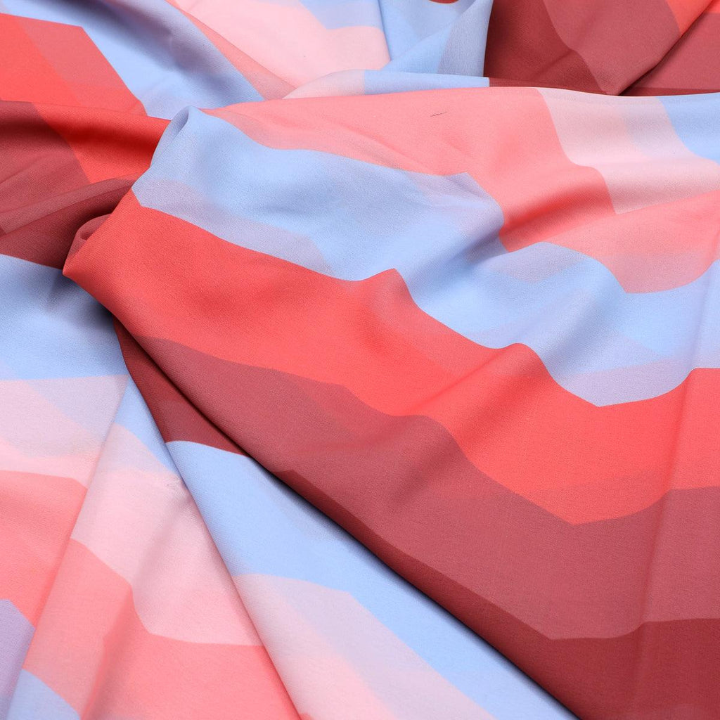 Shiny Seamless Zigzag Multicolour Digital Printed Fabric - Weightless – we 0 ta09262p8 110 shiny seamless zigzag multicolour digital printed fabric weightless 2