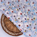 Winter White Flower Print Digital Printed Fabric  - Weightless – we 0 ta0953 110 winter white flower print digital printed fabric weightless 3
