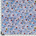 Winter White Flower Print Digital Printed Fabric  - Weightless – we 0 ta0953 110 winter white flower print digital printed fabric weightless 4