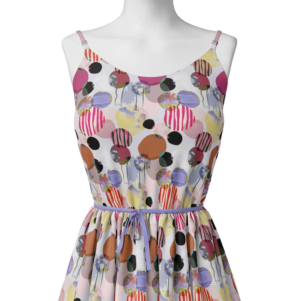 Colourful Bubble Stone Circle Digital Printed Fabric - Weightless – we 0 ta09595b 110 colourful bubble stone circle digital printed fabric weightless 2